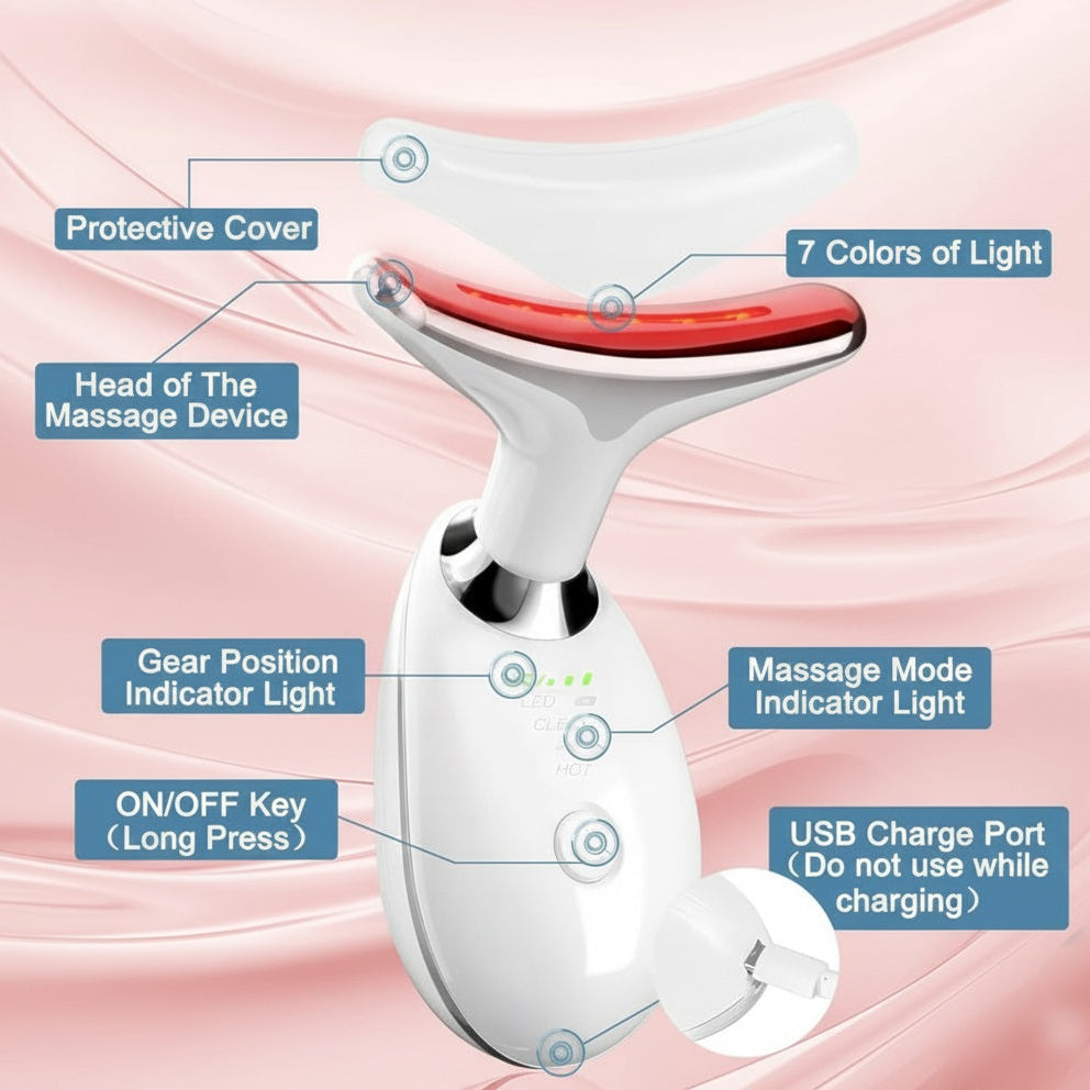 Microcurrent Facial Massager for Firming & Lifting