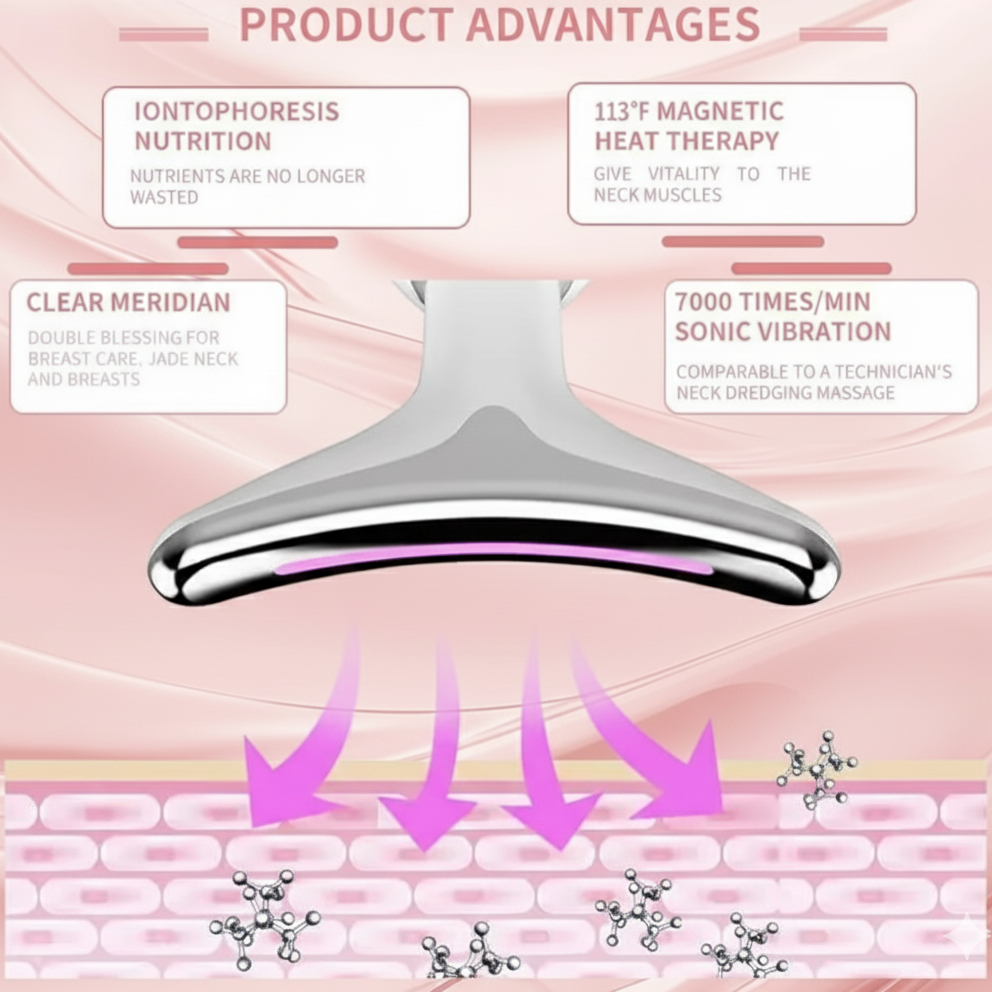 Microcurrent Facial Massager for Firming & Lifting